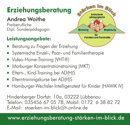 Erziehungsberatung Andrea Woithe