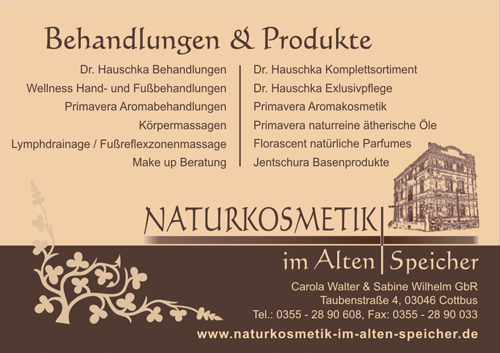 Naturkosmetik im alten Speicher